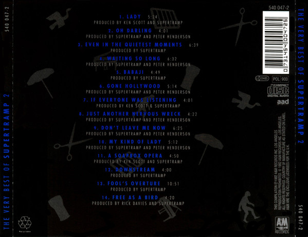 Supertramp  The Very Best Of Supertramp 2 : Back